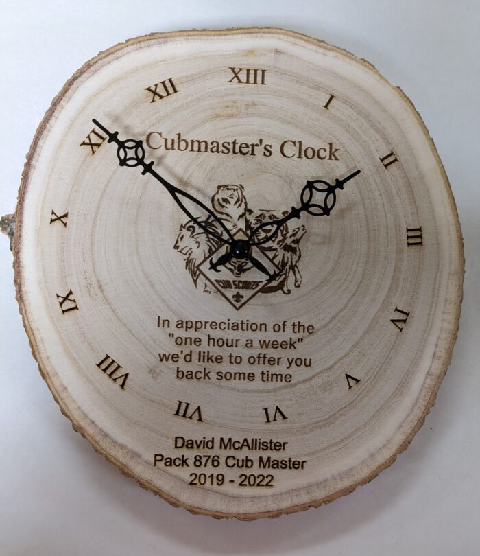 Cubmaster Clock